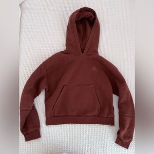 BROWN ONER ACTIVEWEAR HOODIE SIZE S LADIES